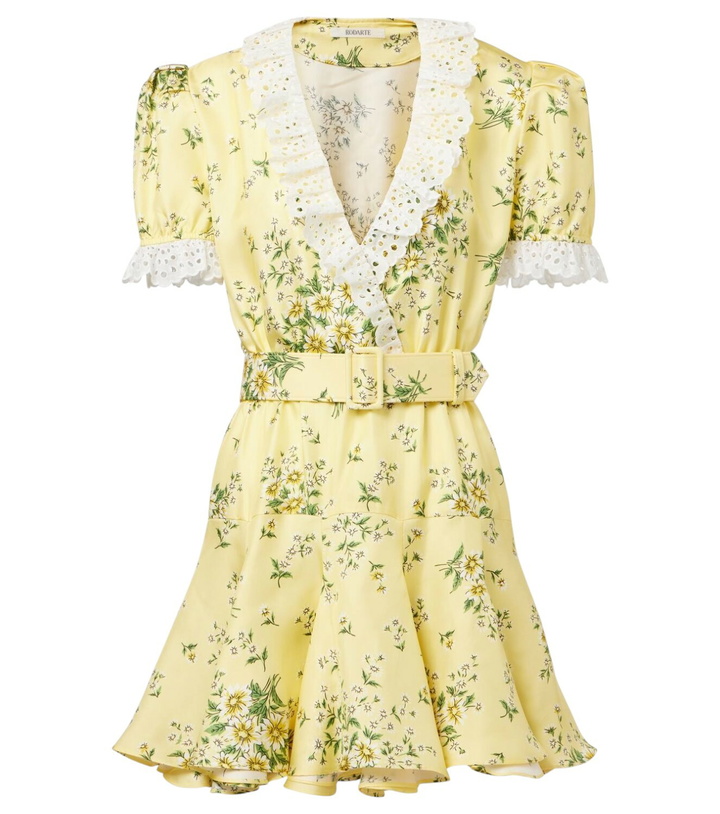 Photo: Rodarte Satin and broderie anglaise minidress