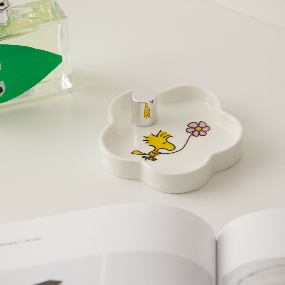 Peanuts Flower Trinket Dish in Woodstock 