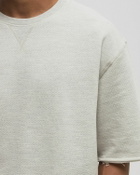 Les Deux Sully Patch SS Sweatshirt Grey Mens Shortsleefe