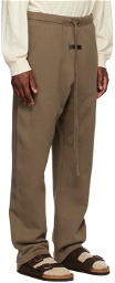 Essentials Brown Relaxed Lounge Pants