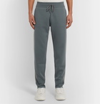 Loro Piana - Tapered Cashmere-Trimmed Virgin Wool Sweatpants - Green