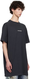 Acne Studios Black Printed T-Shirt