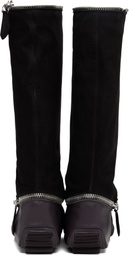 Kiko Kostadinov Black Modular Driving Boots