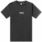Nanga Men's Eco Hybrid Mt Logo T-Shirt in Black