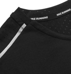 Nike Running - Breathe Rise 365 Perforated Dri-FIT T-Shirt - Black