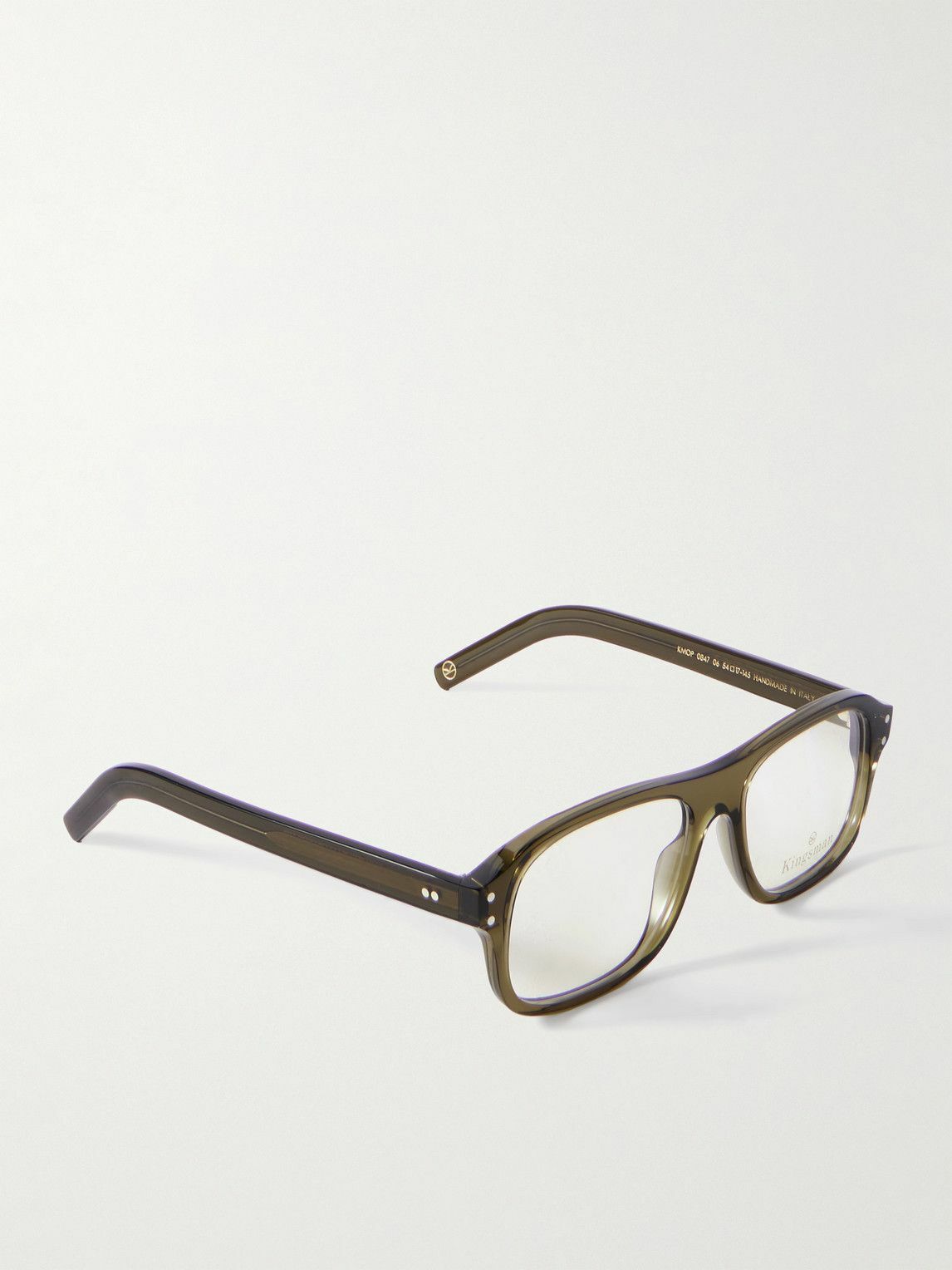 Kingsman - Cutler and Gross Square-Frame Acetate Optical