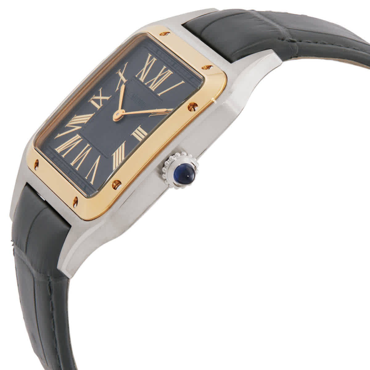 Cartier Santos-Dumon Quartz Grey Dial Watch W2SA0036