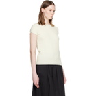 BALMAIN White Short Sleeve Cashmere Sweater