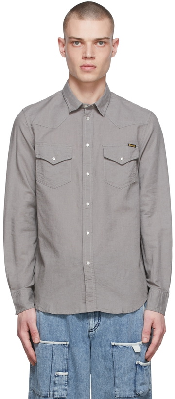 Photo: Diesel Grey Cotton Shirt