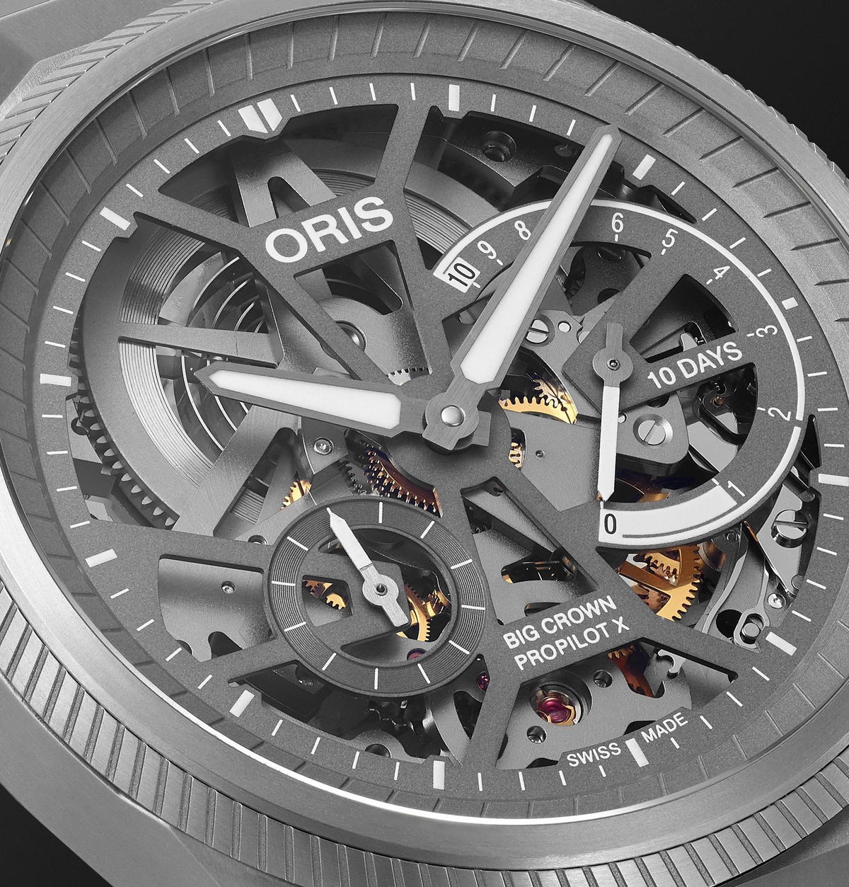 Oris Big Crown ProPilot X Hand Wound Skeleton 44mm Titanium