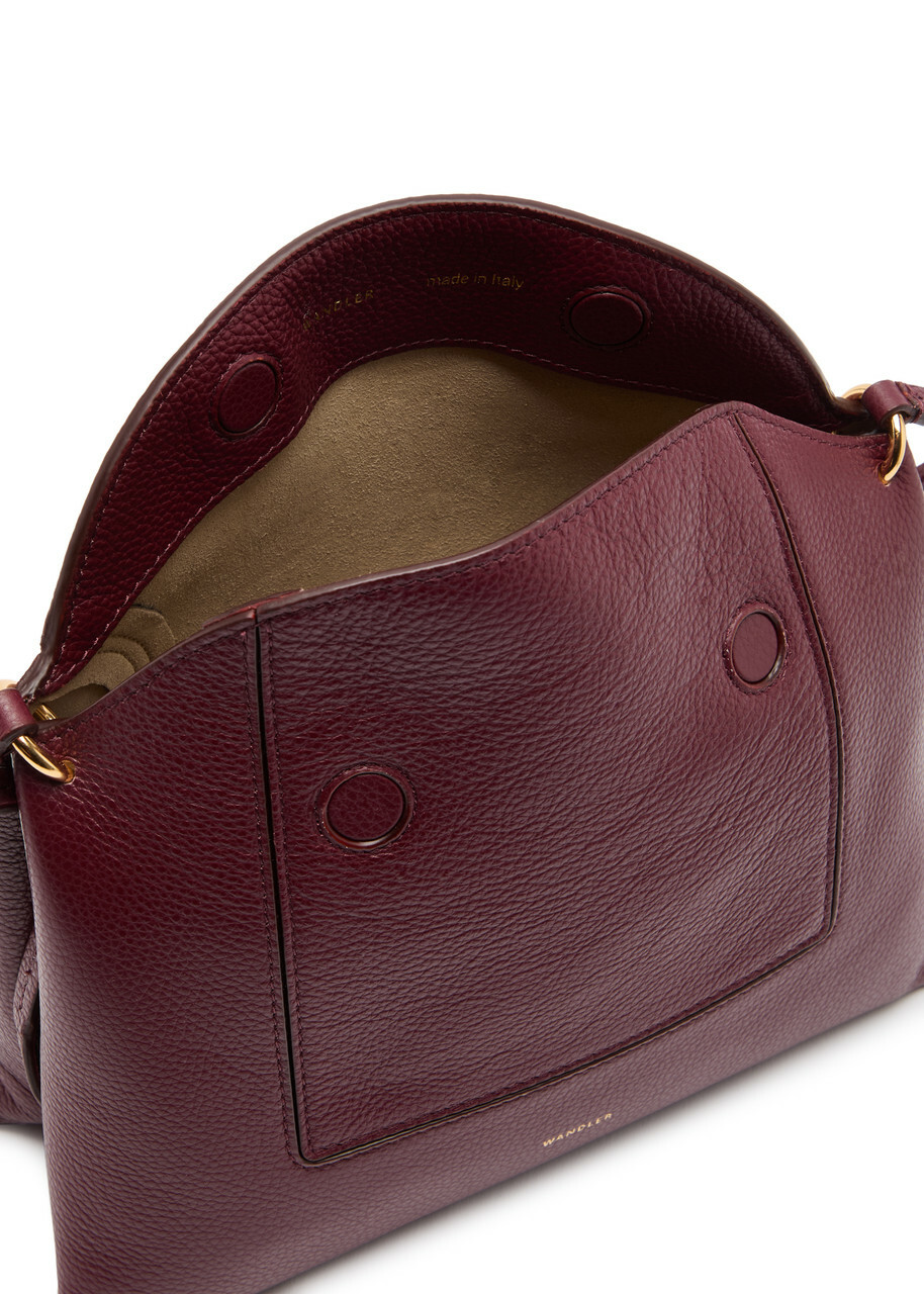 Wandler Penelope Slouch Leather Cross-body bag - Burgundy - One Size