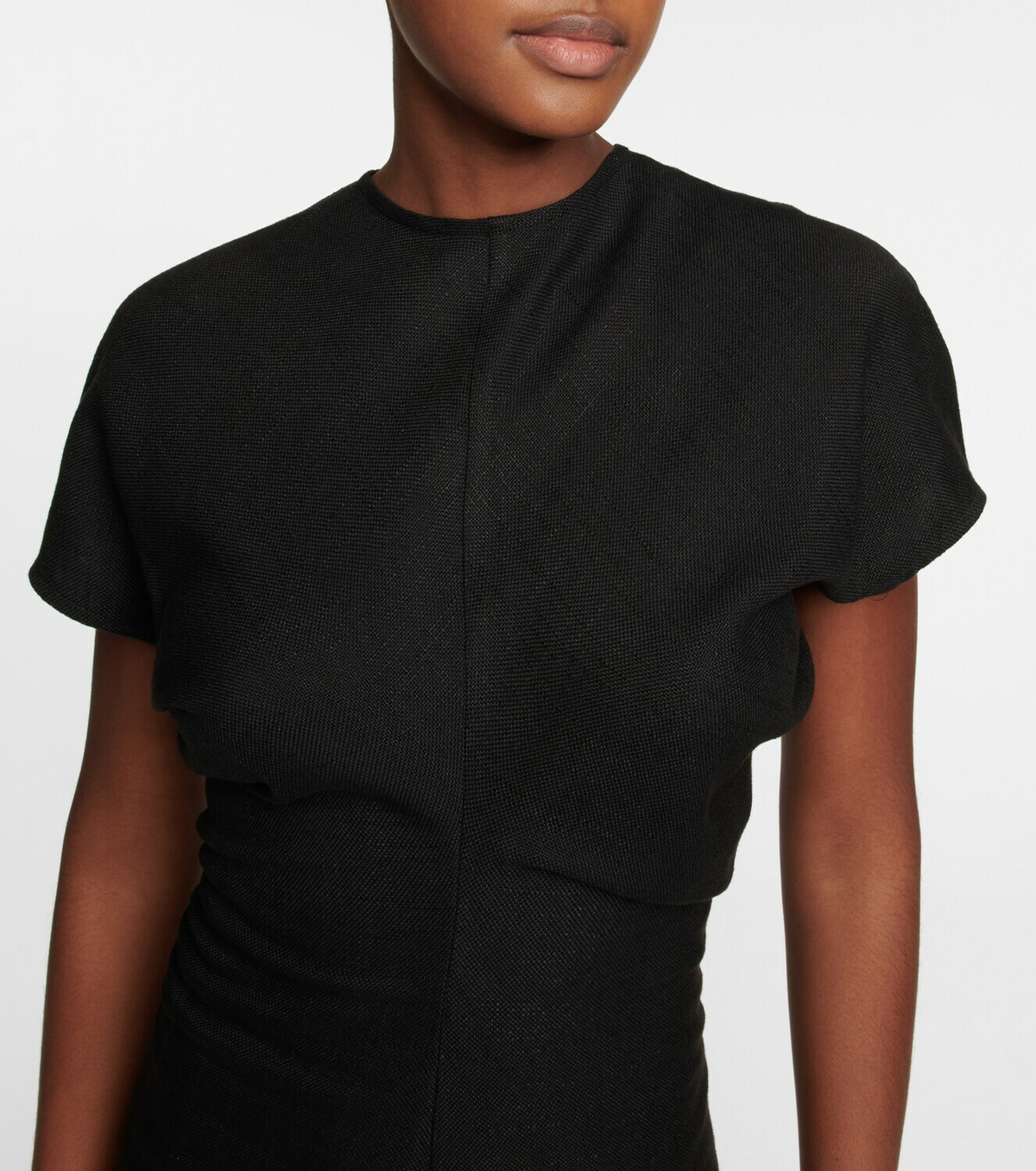 chinese dress ladies TOTEME – TOTEME Textured Midi Dress in Barcelona or Shop Online Mujer  721-000306 01 main image 0