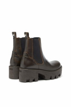 Diesel D-Hammer - Chelsea boots in leather with lug sole - Boots Womens in Brown