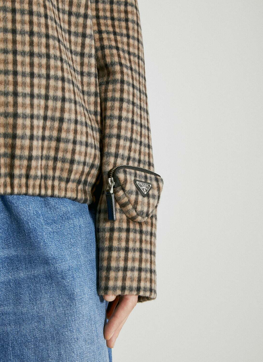 Prada Cashgora Check Top