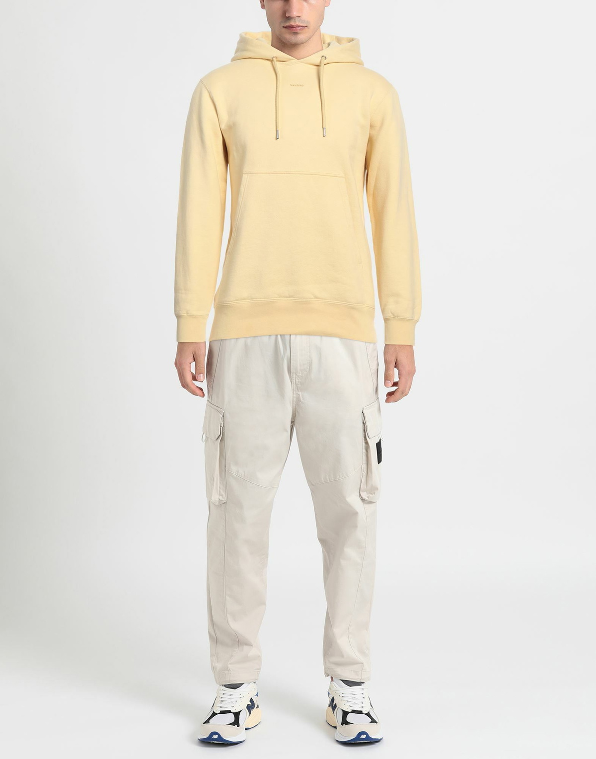 Sandro Mens Sweatshirt Pastel in Yellow