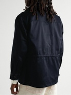 Monitaly - Throwing Fits Type B Corduroy-Trimmed Cotton-Sateen Jacket - Blue