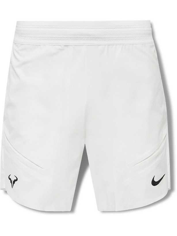 Photo: Nike Tennis - NikeCourt Rafa Straight-Leg Dri-FIT ADV Tennis Shorts - White