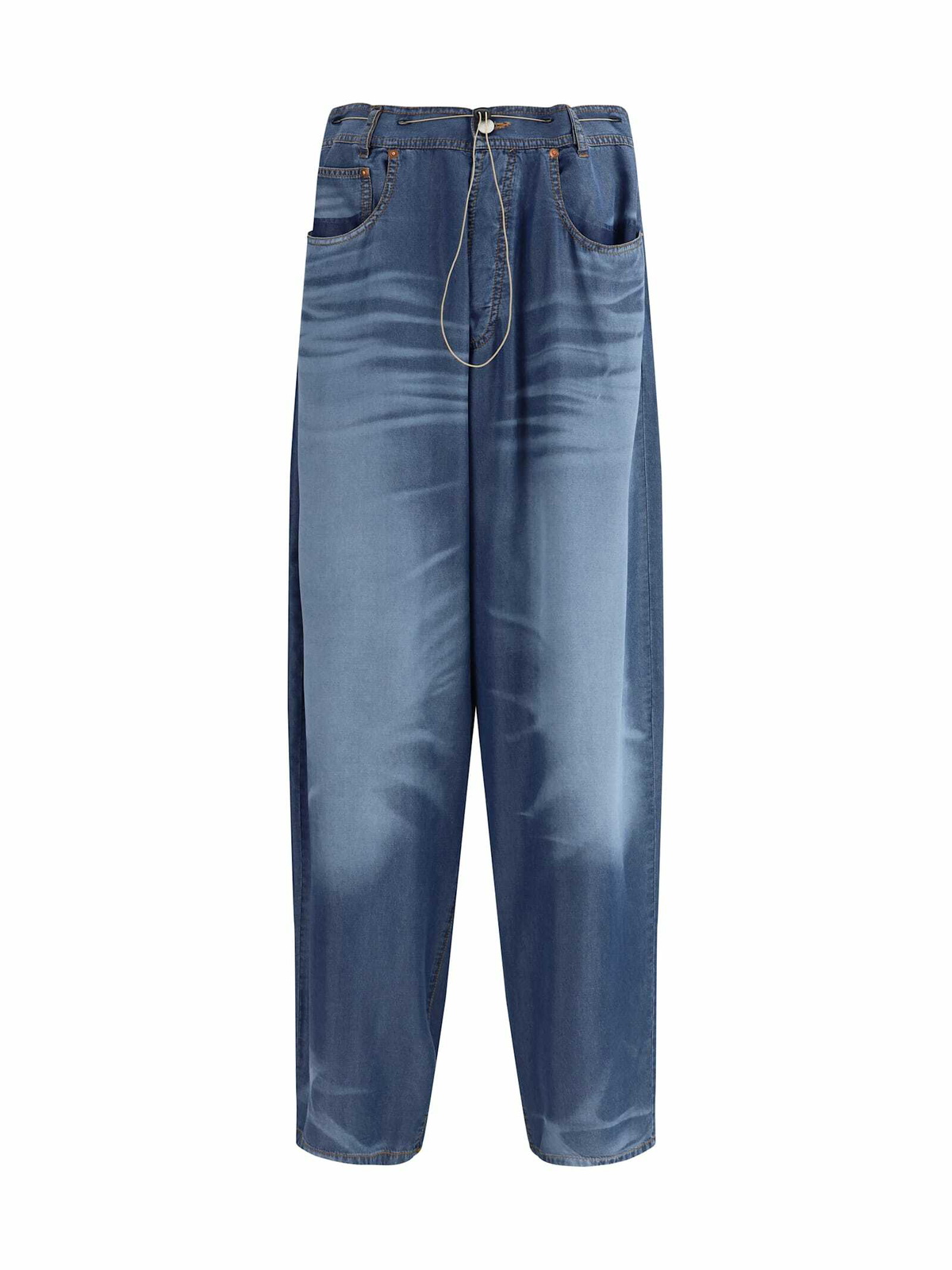 Magliano Gray Unregular Jeans Magliano