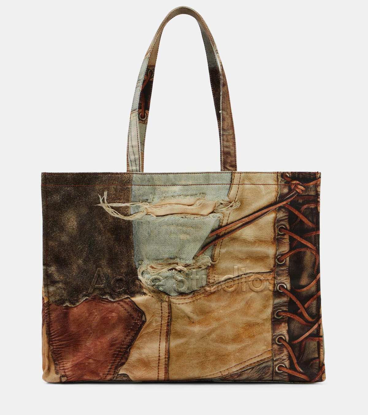 ★Acne Studios★ Logo Printing Large Canvas Tote Bag AEK 12t Acne Studios Logo printed tote bag Acne Studios