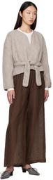 Baserange Taupe Capas Jacket