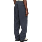 Stone Island Navy 3100002 Stretch Organic Cotton Twill Cargo Pants