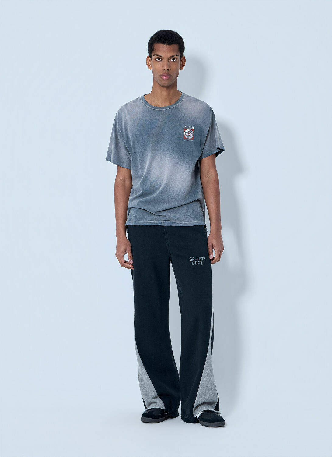 Gallery Dept. Crewneck Distressed T-Shirt