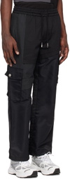 Feng Chen Wang Black Paneled Cargo Pants