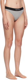 TOM FORD Gray Modal Signature Thong