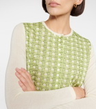 Giambattista Valli - Patterned cashmere and silk cardigan