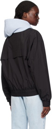 AMI Paris Black Zip Jacket