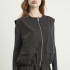 Samsøe Samsøe Women's Sakelly Vest Top in Dark Grey Melange