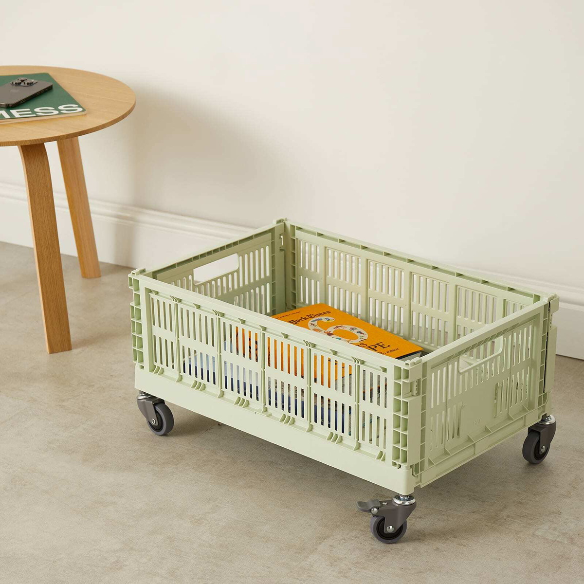 HAY Colour Crate Wheels - Large in Grey