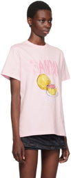 GANNI Pink Grapefruit T-Shirt