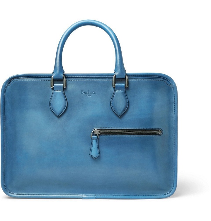 Photo: Berluti - Un Jour Mini Leather Briefcase - Men - Blue