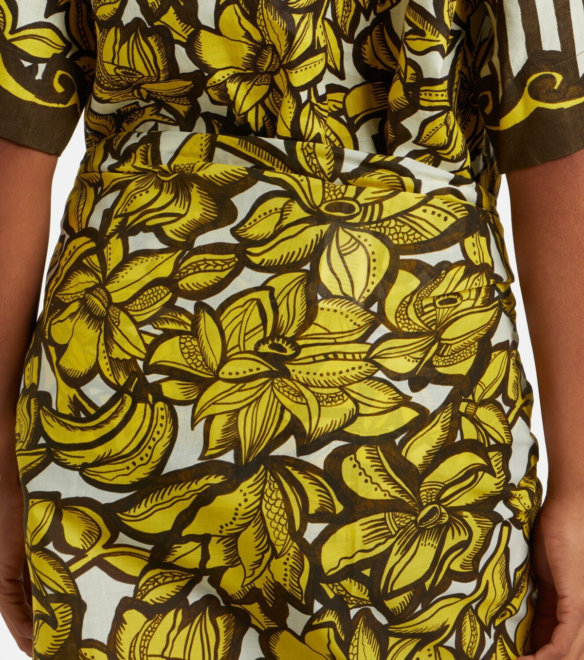 Alémais Mona floral cotton beach cover-up