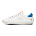 Golden Goose White and Yellow Superstar Sneakers