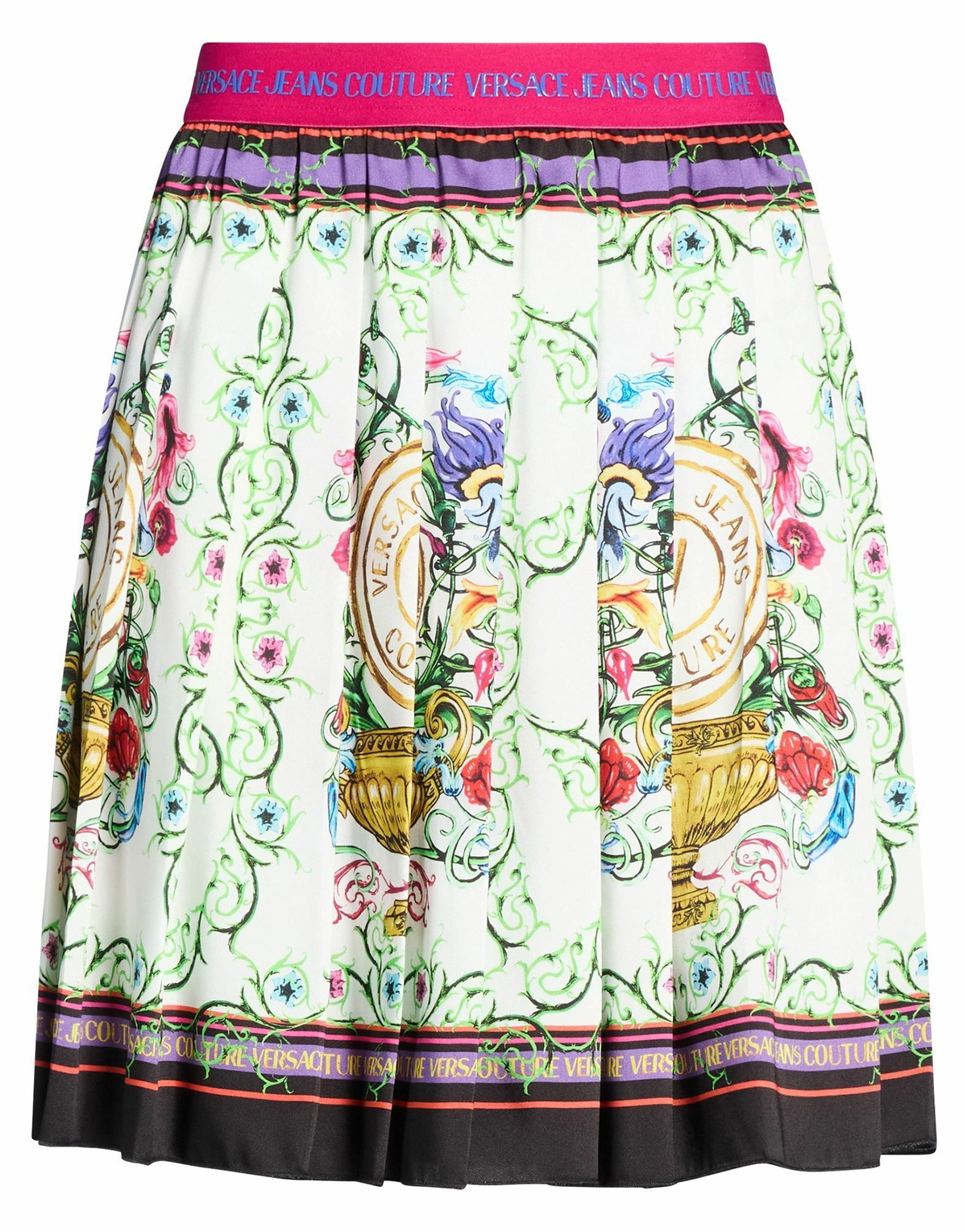 Versace Jeans Couture Womens Mini skirt in White