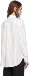 BOSS White Striped Shirt