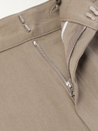 Bottega Veneta - Wide-Leg Cotton-Twill Cargo Trousers - Gray