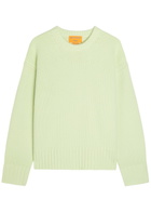 Guest In Residence Cozy Crew-neck Cashmere Jumper Light Green