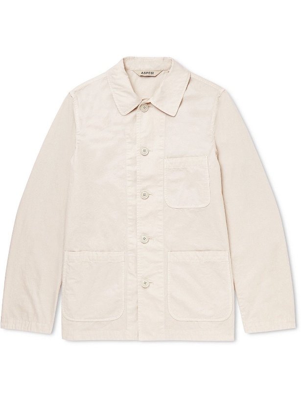 Photo: Aspesi - Garment-Dyed Cotton Jacket - Neutrals