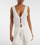 Faithfull Fio pointelle cotton vest