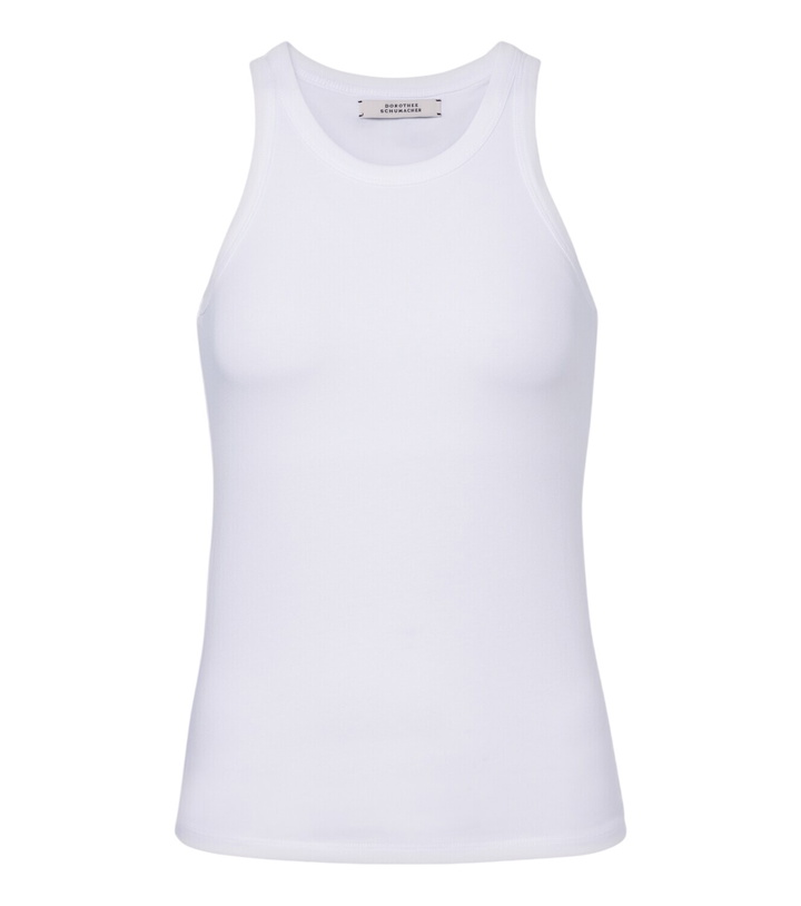 Photo: Dorothee Schumacher All Time Favorites cotton-blend jersey tank top