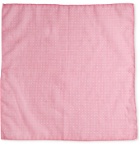 Anderson & Sheppard - Polka-Dot Cotton Pocket Square - Pink
