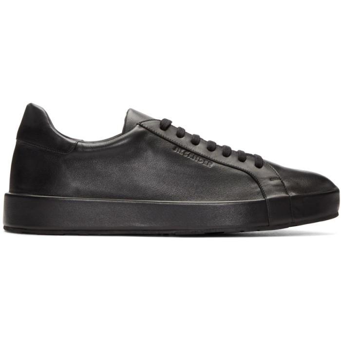 Photo: Jil Sander Black Leather Miro Sneakers