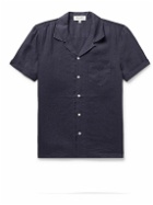 Alex Mill - Convertible-Collar Linen Shirt - Blue