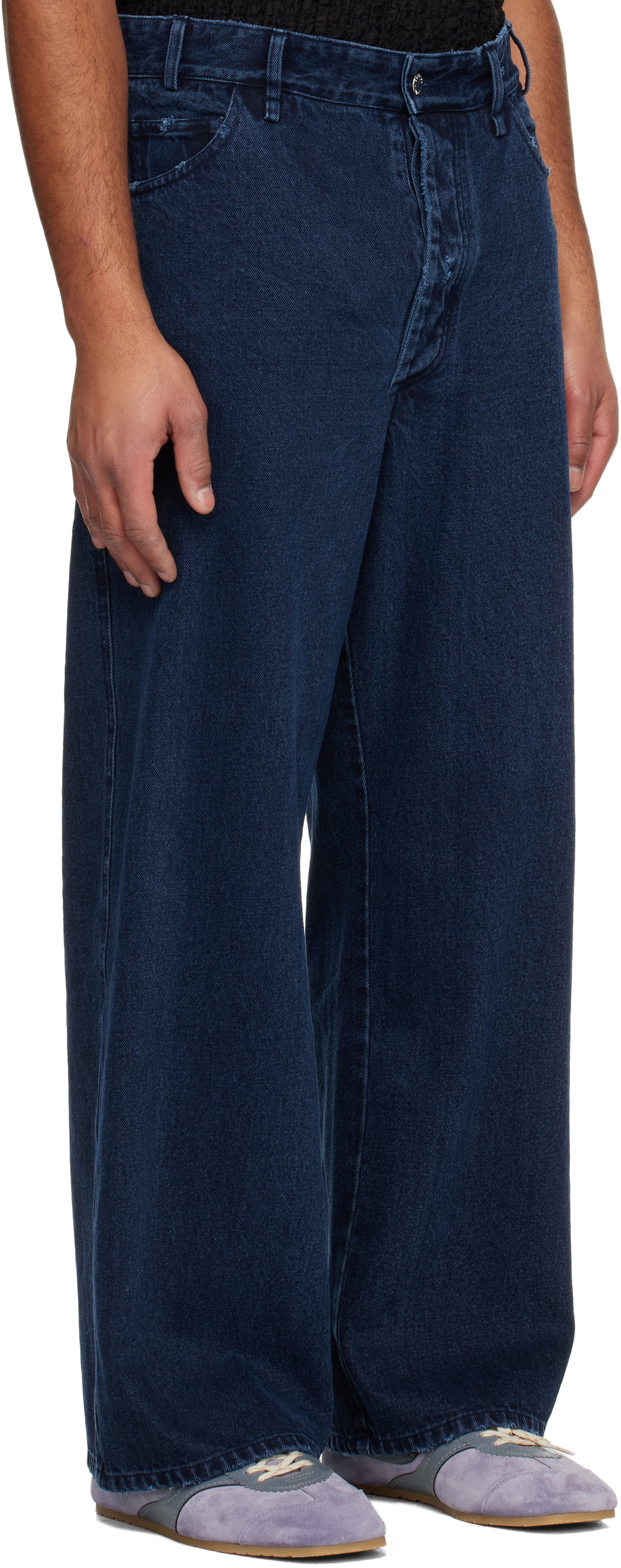 Song for the Mute Blue Overdye Baggy Jeans