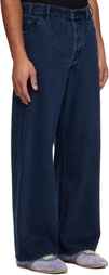 Song for the Mute Blue Overdye Baggy Jeans