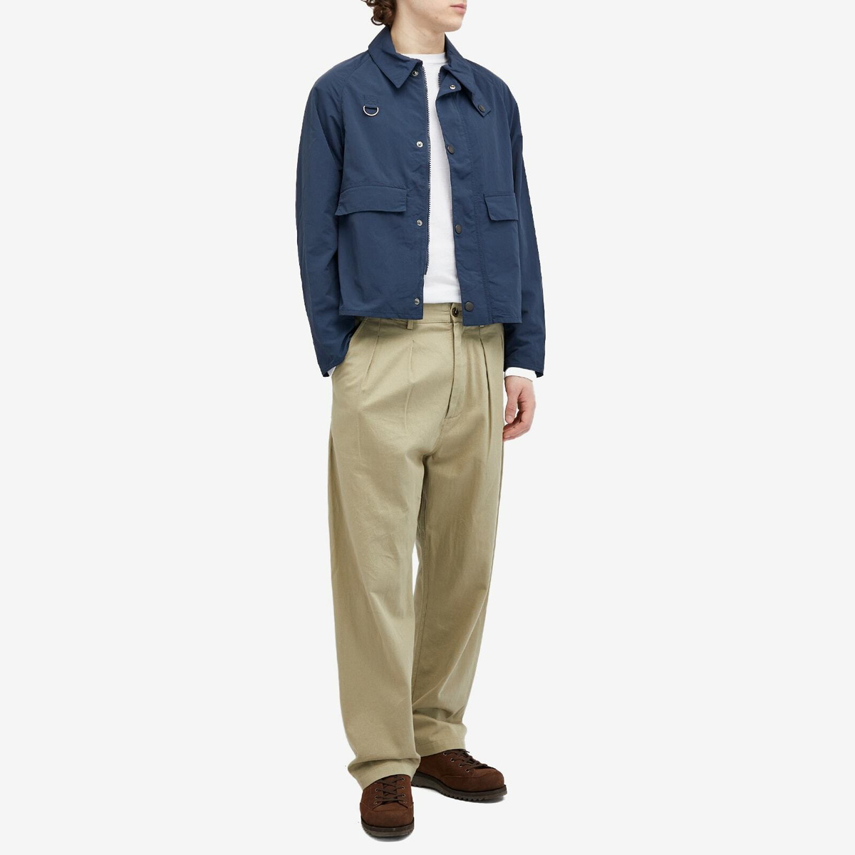 Barbour Men's SL Spey Showerproof Jacket in Navy Barbour