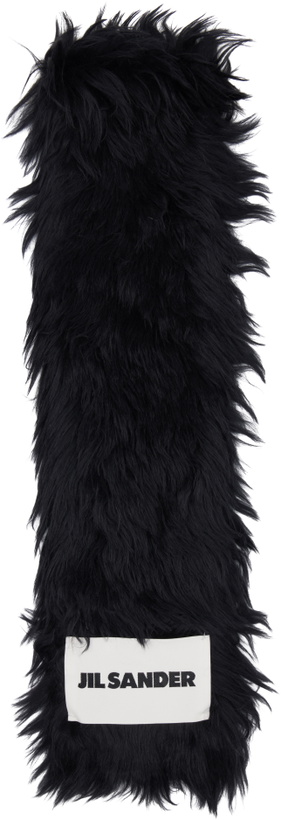 Photo: Jil Sander Black Alpaca Scarf
